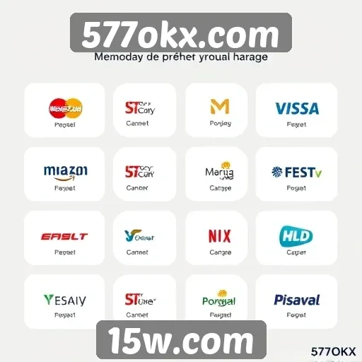 Métodos de pagamento disponíveis em 577okx.com